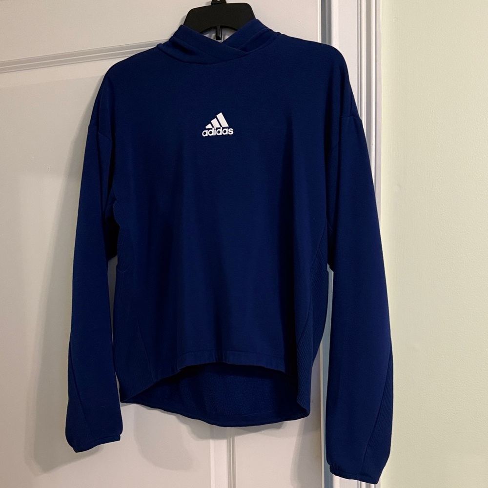 Adidas Navy Pullover with White Logo